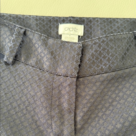 Cache Navy Textured Pants - Picture 3 of 9